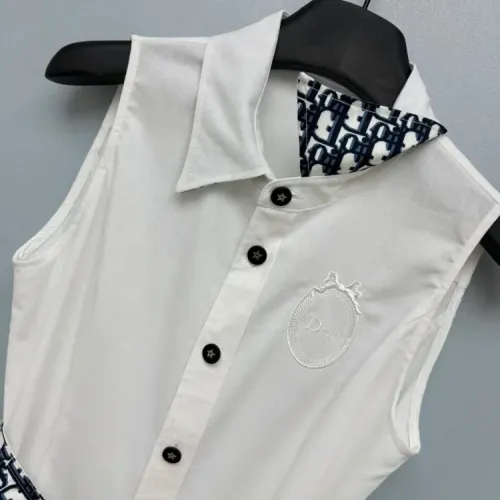 Replica Christian Dior Dresses Sleeveless For Women #1458141 $125.00 USD for Wholesale