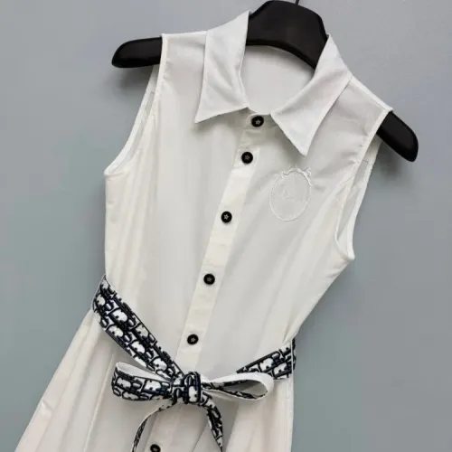Replica Christian Dior Dresses Sleeveless For Women #1458141 $125.00 USD for Wholesale