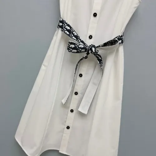Replica Christian Dior Dresses Sleeveless For Women #1458141 $125.00 USD for Wholesale