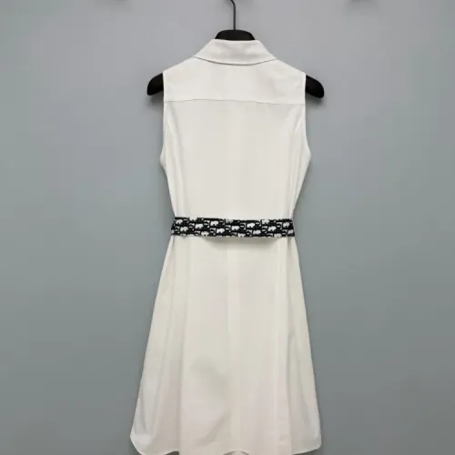 Replica Christian Dior Dresses Sleeveless For Women #1458141 $125.00 USD for Wholesale