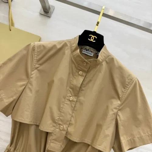 Replica Burberry Dresses Short Sleeved For Women #1458144 $135.00 USD for Wholesale