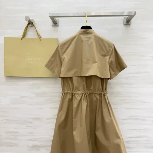 Replica Burberry Dresses Short Sleeved For Women #1458144 $135.00 USD for Wholesale