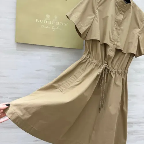 Replica Burberry Dresses Short Sleeved For Women #1458144 $135.00 USD for Wholesale