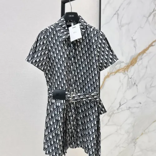 Cheap Christian Dior Dresses Short Sleeved For Women #1458146, $$80.00 USD On Christian Dior Dresses
