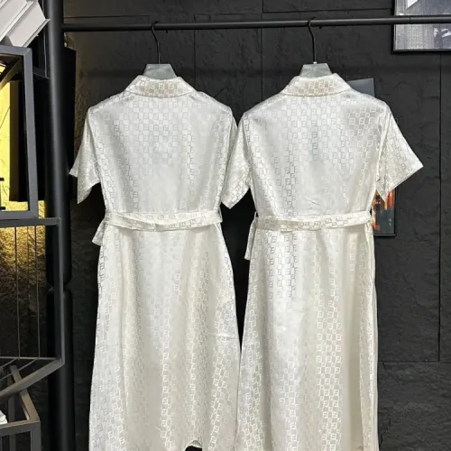 Replica Fendi Dresses Short Sleeved For Women #1458151 $92.00 USD for Wholesale