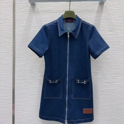 Cheap Gucci Dresses Short Sleeved For Women #1458153, $$72.00 USD On Gucci Dresses