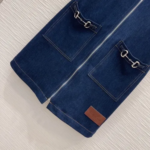 Replica Gucci Dresses Short Sleeved For Women #1458153 $72.00 USD for Wholesale