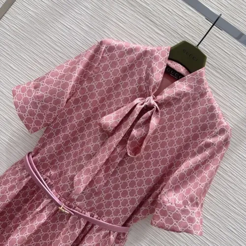 Replica Gucci Dresses Short Sleeved For Women #1458304 $76.00 USD for Wholesale