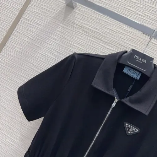 Replica Prada Dresses Short Sleeved For Women #1458306 $80.00 USD for Wholesale