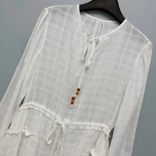 Replica Burberry Dresses Long Sleeved For Women #1458320 $128.00 USD for Wholesale