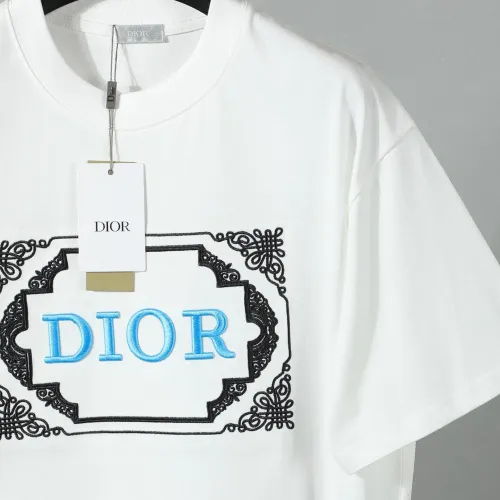 Replica Christian Dior T-Shirts Short Sleeved For Unisex #1458391 $48.00 USD for Wholesale