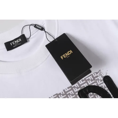 Replica Fendi T-Shirts Short Sleeved For Unisex #1458395 $40.00 USD for Wholesale