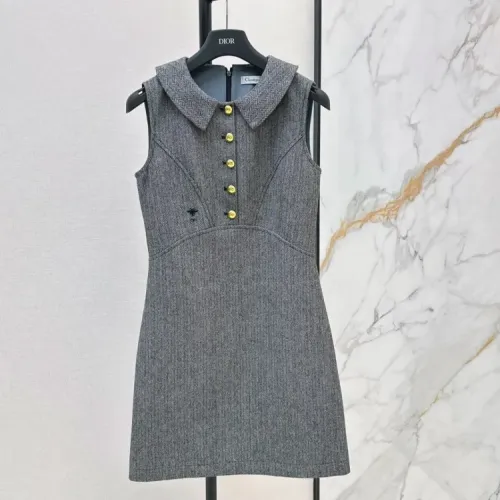 Cheap Christian Dior Dresses Sleeveless For Women #1458453, $$76.00 USD On Christian Dior Dresses