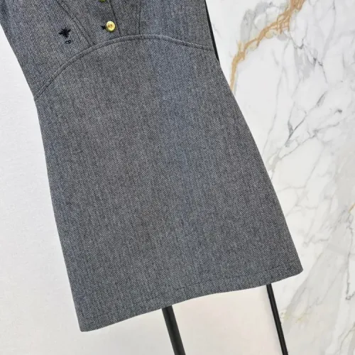 Replica Christian Dior Dresses Sleeveless For Women #1458453 $76.00 USD for Wholesale