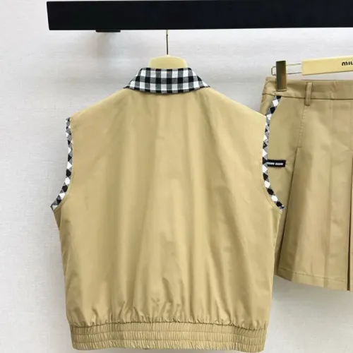 Replica MIU MIU Tracksuits Sleeveless For Women #1458474 $88.00 USD for Wholesale