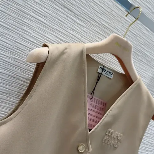 Replica MIU MIU Tracksuits Sleeveless For Women #1458480 $82.00 USD for Wholesale
