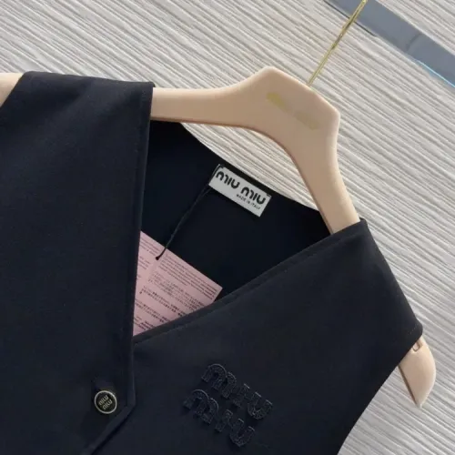 Replica MIU MIU Tracksuits Sleeveless For Women #1458481 $82.00 USD for Wholesale