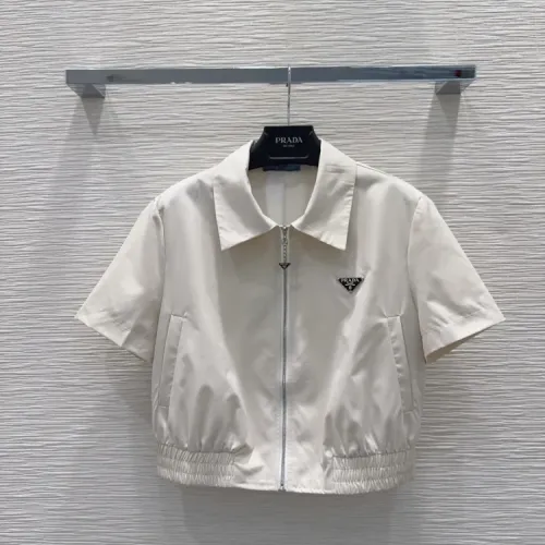 Replica Prada Tracksuits Short Sleeved For Women #1458486 $85.00 USD for Wholesale