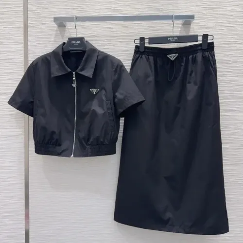 Cheap Prada Tracksuits Short Sleeved For Women #1458487, $$85.00 USD On Prada Tracksuits