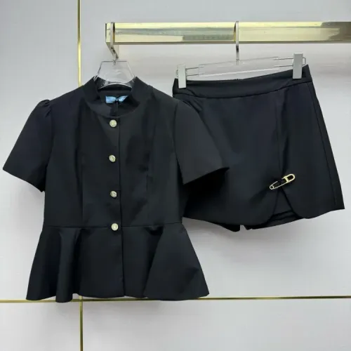 Cheap Prada Tracksuits Short Sleeved For Women #1458489, $$88.00 USD On Prada Tracksuits