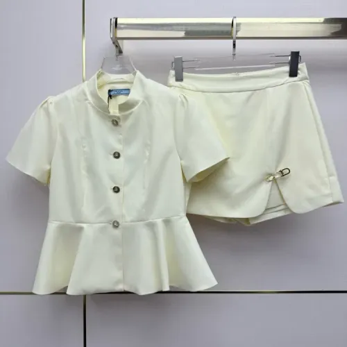 Cheap Prada Tracksuits Short Sleeved For Women #1458490, $$88.00 USD On Prada Tracksuits
