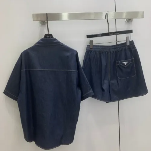 Replica Prada Tracksuits Short Sleeved For Women #1458494 $80.00 USD for Wholesale