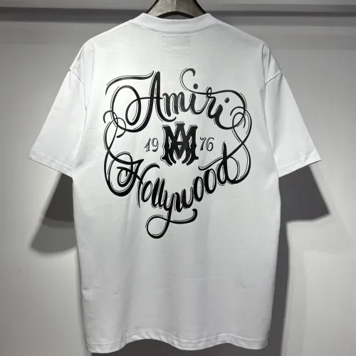 Replica Amiri T-Shirts Short Sleeved For Unisex #1458537 $32.00 USD for Wholesale