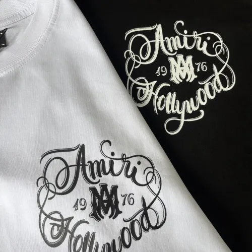 Replica Amiri T-Shirts Short Sleeved For Unisex #1458537 $32.00 USD for Wholesale