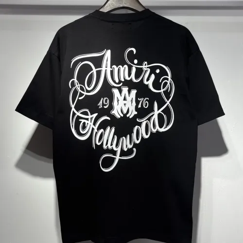 Replica Amiri T-Shirts Short Sleeved For Unisex #1458538 $32.00 USD for Wholesale
