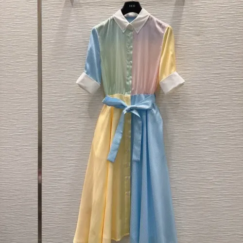 Cheap Christian Dior Dresses Middle Sleeved For Women #1458564, $$135.00 USD On Christian Dior Dresses