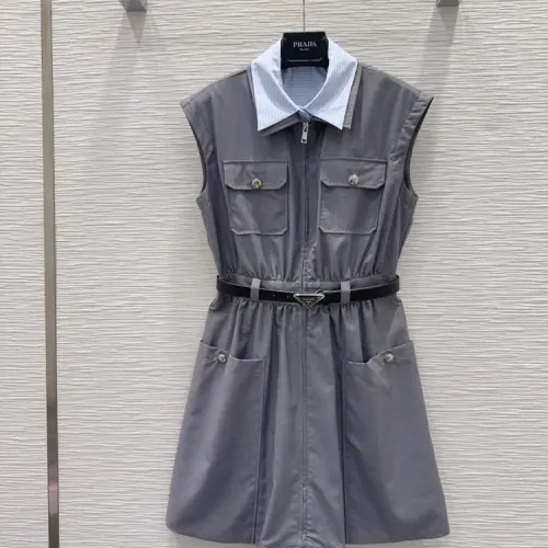 Cheap Prada Dresses Sleeveless For Women #1458568, $$140.00 USD On Prada Dresses