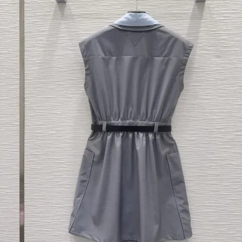 Replica Prada Dresses Sleeveless For Women #1458568 $140.00 USD for Wholesale