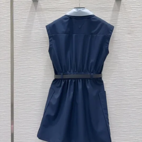 Replica Prada Dresses Sleeveless For Women #1458569 $140.00 USD for Wholesale