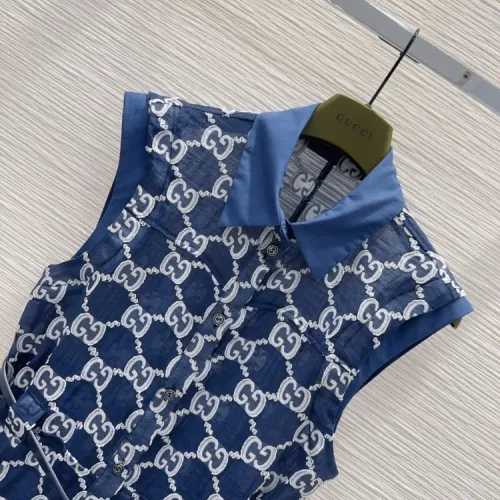 Replica Gucci Dresses Sleeveless For Women #1458595 $135.00 USD for Wholesale