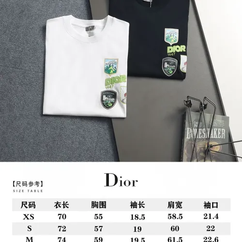 Replica Christian Dior T-Shirts Short Sleeved For Unisex #1458597 $40.00 USD for Wholesale