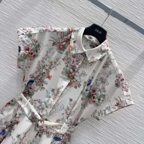 Replica Christian Dior Dresses Short Sleeved For Women #1458599 $140.00 USD for Wholesale