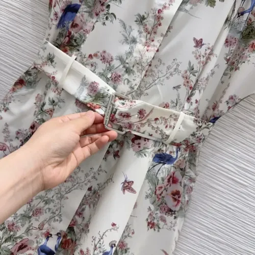 Replica Christian Dior Dresses Short Sleeved For Women #1458599 $140.00 USD for Wholesale