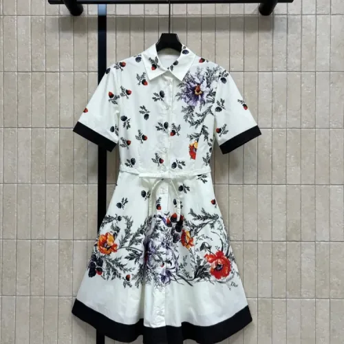 Cheap Christian Dior Dresses Short Sleeved For Women #1458600, $$132.00 USD On Christian Dior Dresses