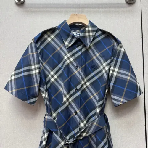 Replica Burberry Dresses Short Sleeved For Women #1458610 $140.00 USD for Wholesale