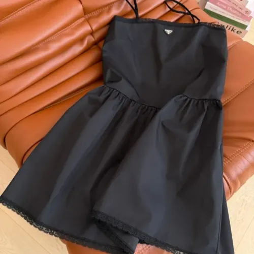 Replica Prada Dresses Sleeveless For Women #1458655 $130.00 USD for Wholesale