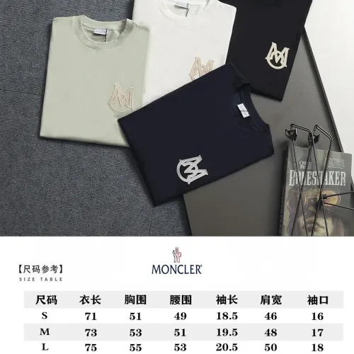 Replica Moncler T-Shirts Short Sleeved For Unisex #1458656 $40.00 USD for Wholesale