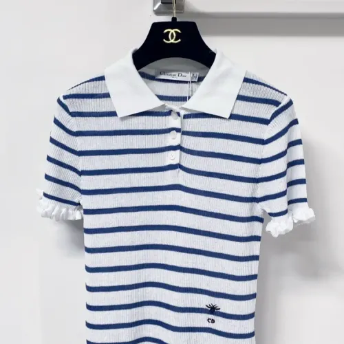 Replica Christian Dior T-Shirts Short Sleeved For Women #1458674 $100.00 USD for Wholesale