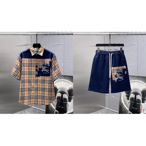 Replica Burberry Tracksuits Short Sleeved For Men #1458690 $82.00 USD for Wholesale
