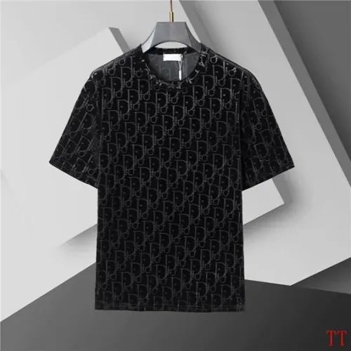 Replica Christian Dior Tracksuits Short Sleeved For Men #1458695 $60.00 USD for Wholesale