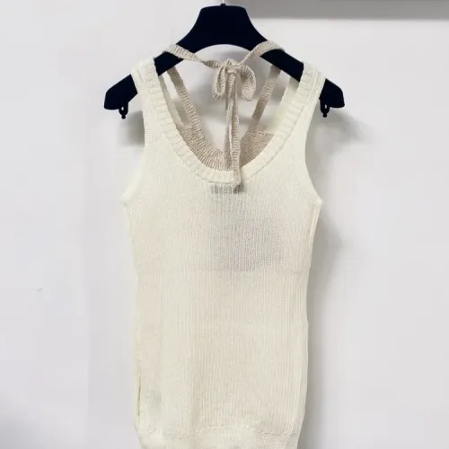 Replica MIU MIU T-Shirts Sleeveless For Women #1458711 $102.00 USD for Wholesale