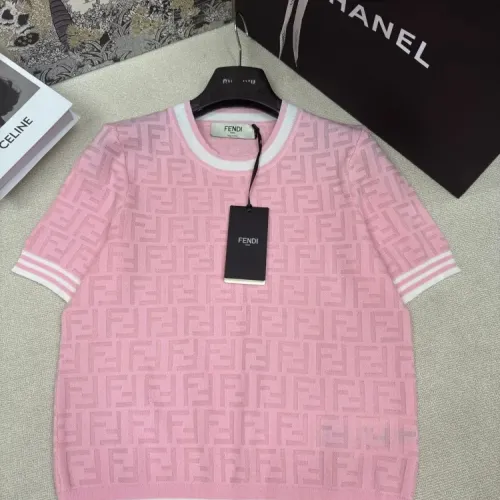 Cheap Fendi T-Shirts Short Sleeved For Women #1458765, $$76.00 USD On Fendi T-Shirts