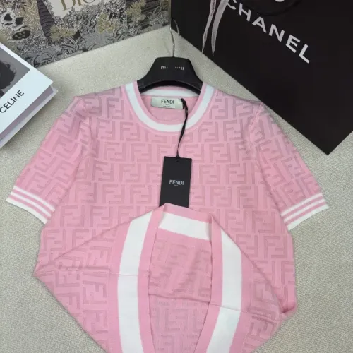 Replica Fendi T-Shirts Short Sleeved For Women #1458765 $76.00 USD for Wholesale