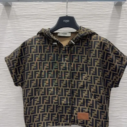 Replica Fendi Tracksuits Short Sleeved For Women #1458779 $170.00 USD for Wholesale