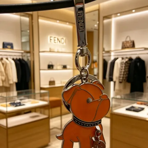 Replica Fendi Key Holder And Bag Buckle #1458840 $23.00 USD for Wholesale