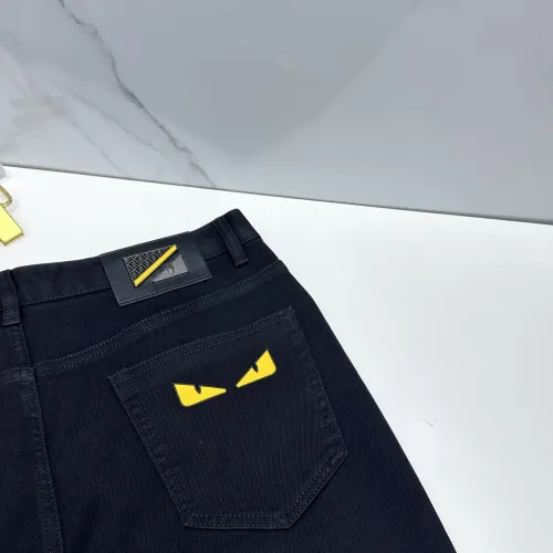 Replica Fendi Jeans For Men #1458873 $88.00 USD for Wholesale